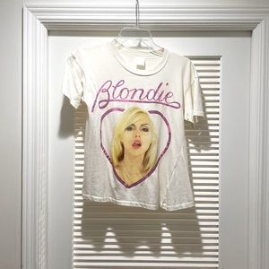 MadeWorn Women's white Blondie Cotton Graphic Tee